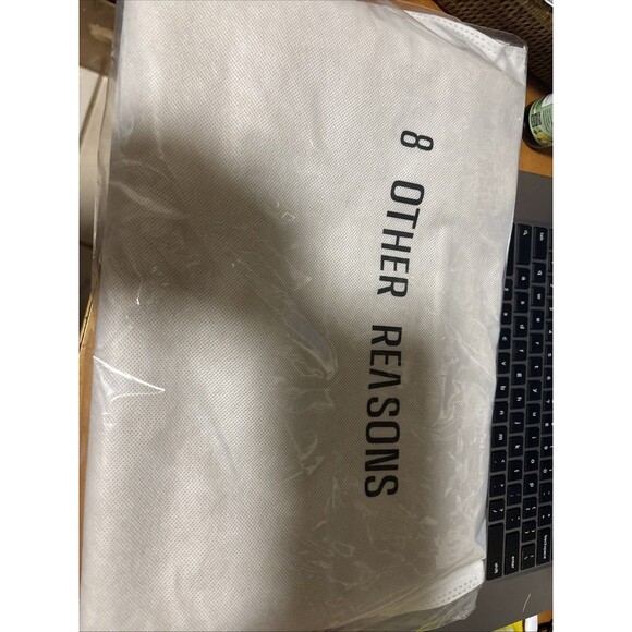 8 OTHER REASONS SLOUCHYBUCKET PURSE BAG VEGAN PEBBLE LEATHER TAN  DUAL STRAP$149 - Picture 2 of 2